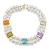 Scully & Scully Multicolor Gemstone & Pearl Necklace -Jewelry Shop unnamed file 90