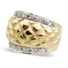 Scully & Scully 18k Gold Diamond Weave Ring -Jewelry Shop unnamed file 901
