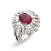 Scully & Scully 18k White Gold Rubelite & Diamond Ring -Jewelry Shop unnamed file 904