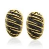 Scully & Scully 18k Gold Onyx Cocoon Earrings -Jewelry Shop unnamed file 905