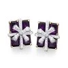 Scully & Scully 18k Yellow & White Gold Amethyst Gift Package Earrings -Jewelry Shop unnamed file 92