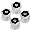 Scully & Scully Onyx & Diamond Hexagonal Studs, Set Of 4 -Jewelry Shop unnamed file 943