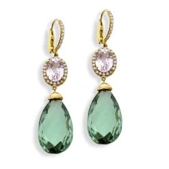Scully & Scully 18k Gold Tourmaline Drop Earrings -Jewelry Shop unnamed file 945